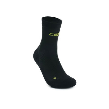 cep Unisex Core Run Ultralight Mid-Cut Black Grey Sports Socks 150403262