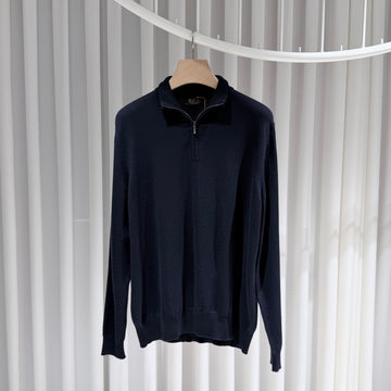 Loro Piana Baby Cashmere Half-Zip Knit Sweater 156655964