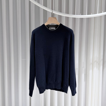 BRUNELLO CUCINELLI コットンクルーネックロングスリーブTシャツ 52 156656275