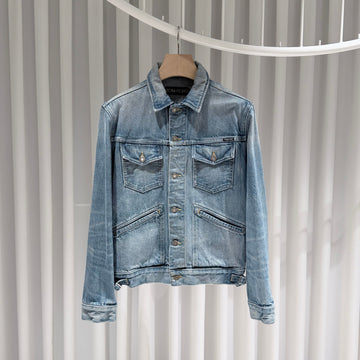 TOM FORD Washed Denim Trucker Jacket (S) 156656964
