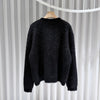 CELINE Gebürstete Mohair-Cardigan-Jacke Schwarz 156657071 [P]