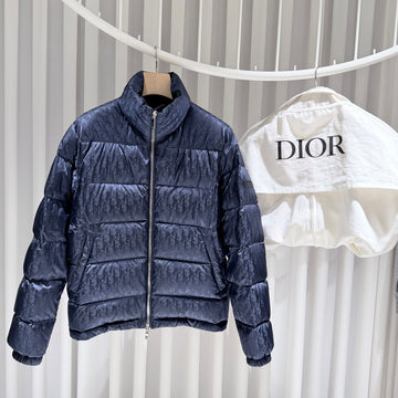 DIOR (S/G/103) / Oblique Navy Daunenjacke 156657343
