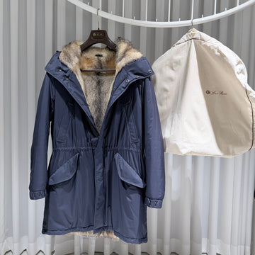 LORO PIANA ナイロンコートジャケット 52 156658099