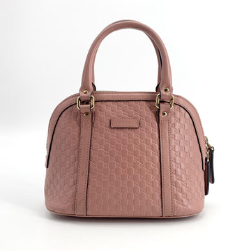 GUCCI Mikrosima Mini-Dome Crossbody Bag 449654 156668386