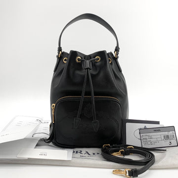 PRADA Kalfshaut Bucket Crossbody 1BH038 156669276