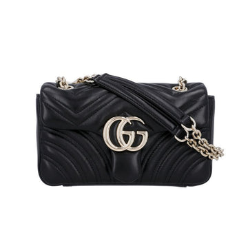 Gucci Matelassé Marmont GG Small Chain Shoulder Bag 155988891 [P]
