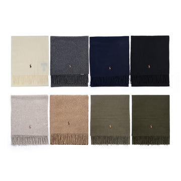 Polo Ralph Lauren Pony Fringe Muffler 8 Types 149506288