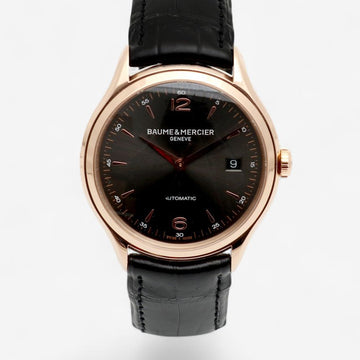 BAUME & MERCIER クlipton M0A10059 ローズゴールド 39 メンズウォッチ 正統なドレスウォッチ オートマティック 2018年保証書 ボックス 156682677