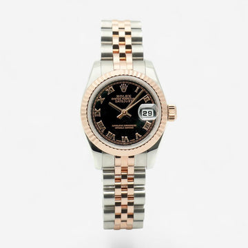 ROLEX Datum Just 26 roségold Kombi Damen Uhr 2008 156682702