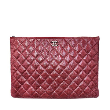 CHANEL Vintage Clutch Large Rot 156682732