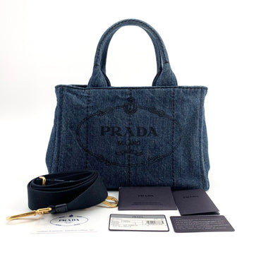 PRADA Denim Kanapa Tote Bag und Schultertasche 2way b2439g 156682828