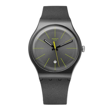 SWATCH 男性用ウレタン腕時計 156683261