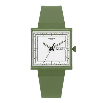 SWATCH 女性用ウレタン腕時計 156683353