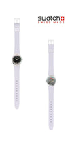 SWATCH ウレタン時計 LK390 女性用 156683388 [P]