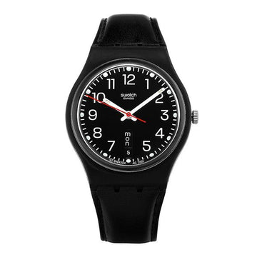 Swatch Leather Watch 156683401
