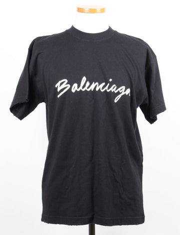 BALENCIAGA ロゴTシャツ ブラック XS(55) 156683500