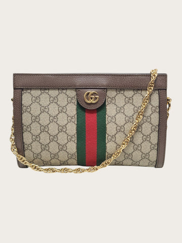 Gucci Ophidia GG Supreme Chain Small Shoulder Bag 156683596