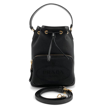 PRADA ジャカードバケットバッグ クロスバッグ 1BH038 156683627