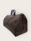 LOUIS VUITTON Monogram Macassar Bandoulière Keepall 55 156683653 [P]