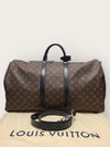 LOUIS VUITTON Monogram Macassar Bandoulière Keepall 55 156683653 [P]