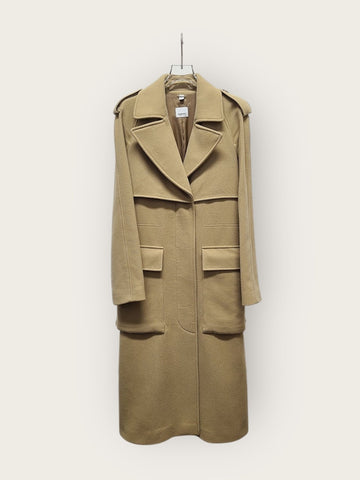 Burberry Camel Cashmere Trench Belted Long Coat 156684105