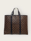 LOUIS VUITTON モノグラム マカサール ウィークエンド トート クロスバッグ 156684284 [P]