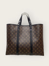 LOUIS VUITTON モノグラム マカサール ウィークエンド トート クロスバッグ 156684284 [P]