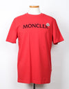 MONCLER ロゴパッチ 半袖Tシャツ レッド L(100) 156685219 [P]