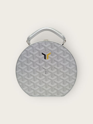 GOYARD Spezial Silber Alto Box Trunk Schultertasche 156685275