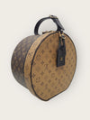 LOUIS VUITTON モノグラムリバースキャンバスハットボックス30トートバッグ 156685878 [P]