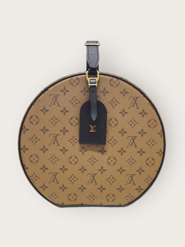 Louis Vuitton Monogram Reverse Canvas Hatbox 30 Tote Bag 156685878