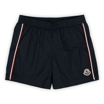 MONCLER Kinder Logo Patches Badeshorts (Navy) 2C00009 53326 742 78179957