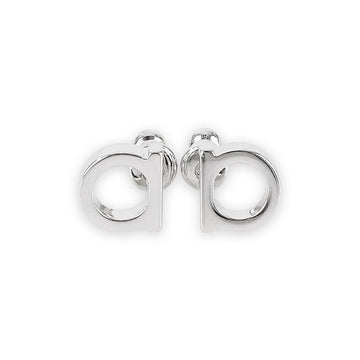 Salvatore Ferragamo Ferragamo Women's Gancini Small Stud Earrings (Silver) 760120 696433 95986301