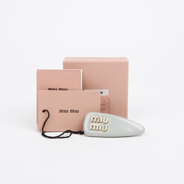 MIU MIU Logo Haarklammer 5IF092 156040143 [P]
