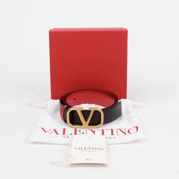 Valentino V Logo Reversible Belt 75 156243992
