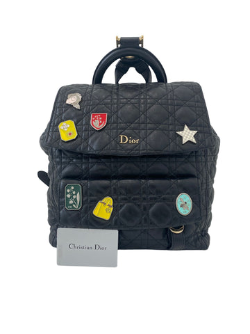 Dior Lambskin Lucky Badge Stardust Backpack 156691004
