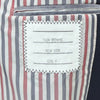 THOM BROWNE クラシックウールコート金色ボタンネイビー 4 156693882 [P]