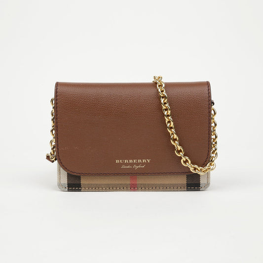 BURBERRY Hampshire Schulter Crossbody Tasche 155912714