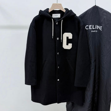 Celine Double Face Wool Coat Teddy Jacket 50 156695019