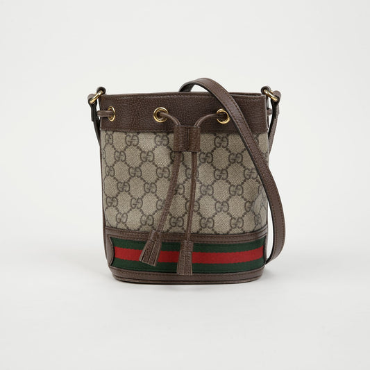 GUCCI Ophidia Mini Bucket Schulter Crossbody Tasche 156246121 [P]