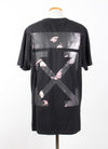 OFF WHITE Caravaggio Pfeil T-Shirt Kurzarm Schwarz L(105) 156718056 [P]
