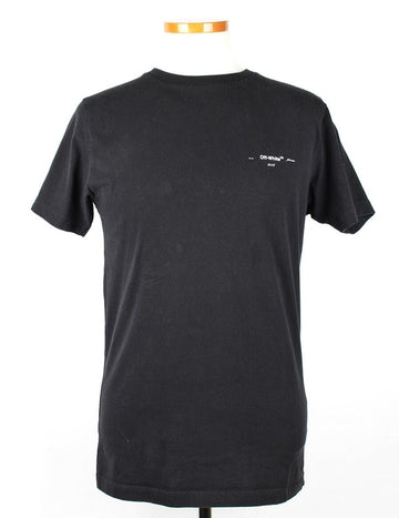 Off White Logo Short Sleeve T-Shirt Black XS 156718477