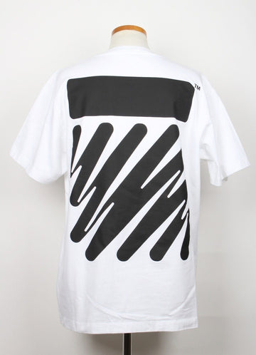 Off White Wave Diag Short Sleeve T-Shirt XL 156718784