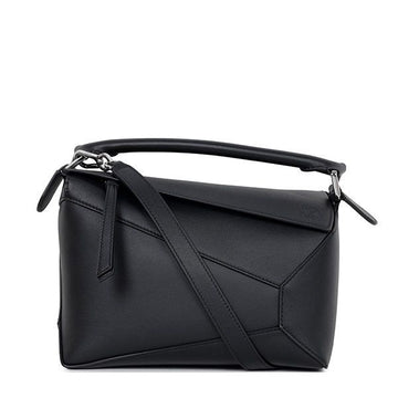 LOEWE 26SS ブラック パズル エッジ スモール トートバッグ A510P60XAC 1100 156719117