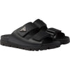 Prada Plack Double Strap Sandal Slide Black 2X3129 3LEM F0002 141478688 [P]