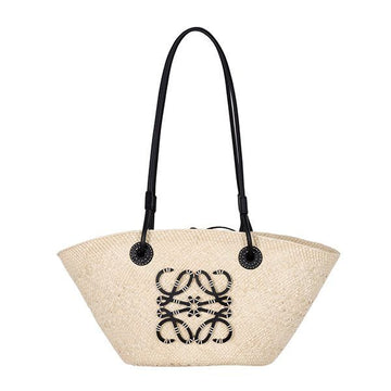 Loewe Natural Black Anagram Ilracapam Small Basket Bag 156719200