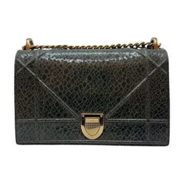 DIOR ディオラマ クラック チェーン ショルダーバッグ ミディアム M04220 156721377
