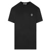 STONE ISLAND Logo-Patch T-Shirt Schwarz 23FW 101524113 A0029 53657052 [P]