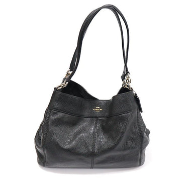 COACH F28997 ブラック ペブル レザー LEXY ショルダーバッグ 156721928