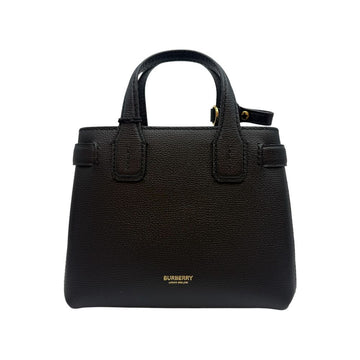 BURBERRY ベビー バナー トートバッグ ブラック 8067050 156722223